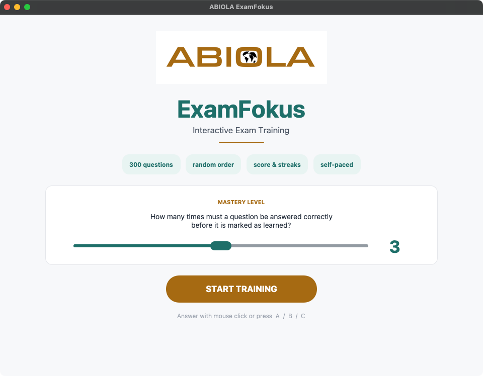 Welcome screen