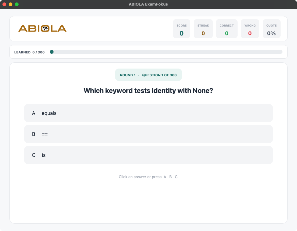 Question view
