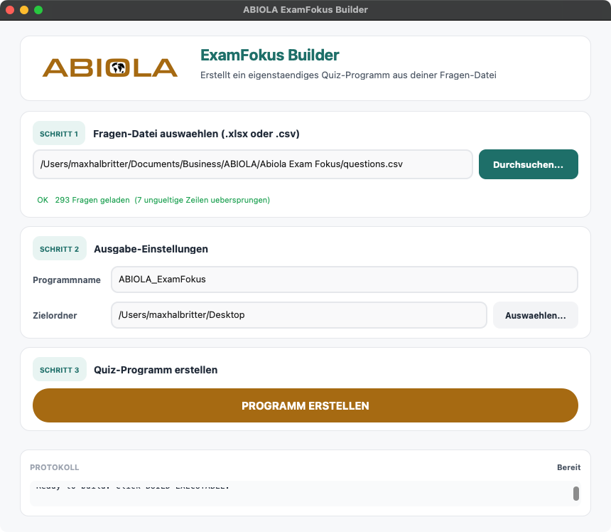 Builder — ready